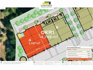 Pronájem výrobních prostor, Ostrava - Hrabová, Krmelínská, 2559 m2