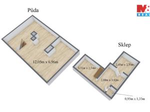 Prodej rodinného domu, Chomutov, Pražská, 69 m2