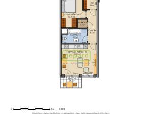 Pronájem bytu 2+kk, Praha, Huppnerova, 53 m2