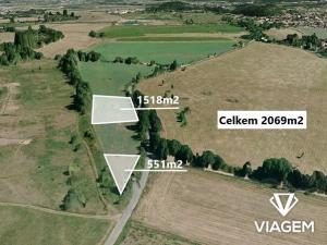 Prodej pole, Praha - Lipence, 2069 m2