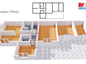 Prodej chalupy, Plánice - Štipoklasy, 90 m2