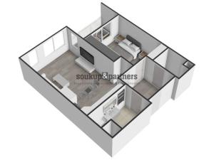 Prodej bytu 2+kk, Praha - Ruzyně, Stočesova, 54 m2