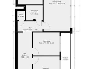 Pronájem bytu 3+kk, Praha - Krč, Kukučínova, 67 m2