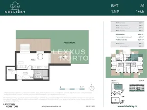 Prodej bytu 1+kk, Praha - Kbely, Hůlkova, 39 m2