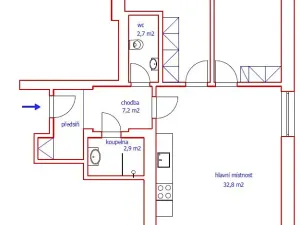 Pronájem bytu 3+kk, Turnov, Fučíkova, 70 m2