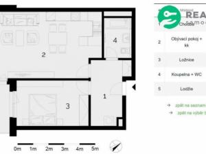 Pronájem bytu 2+kk, Olomouc - Slavonín, Loudova, Loudova, Olomouc - Povel, 57 m2