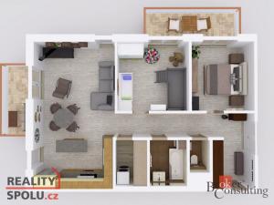 Prodej bytu 3+kk, Rajhrad, Masarykova, 89 m2