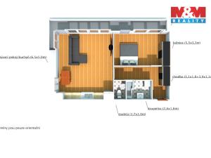 Pronájem bytu 2+kk, Plzeň - Jižní Předměstí, Měděná, 90 m2