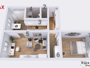 Pronájem bytu 2+1, Uničov, Mohelnická, 65 m2