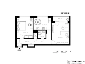 Prodej bytu 2+1, Brno - Královo Pole, Palackého třída, 62 m2
