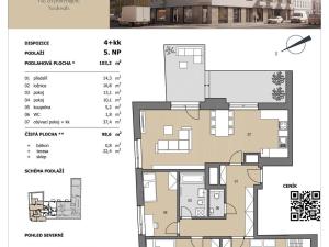 Prodej bytu 4+kk, Brno - Husovice, Vranovská, 99 m2