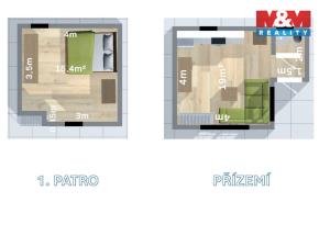 Prodej chaty, Slatiňany - Kunčí, 36 m2