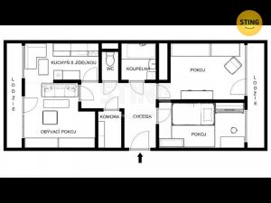 Pronájem bytu 3+1, Jihlava, Vančurova, 86 m2