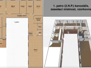 Pronájem obchodního prostoru, Jirny, Tovární, 506 m2