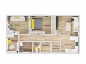 Pronájem rodinného domu, Petřvald, Podlesní, 51 m2