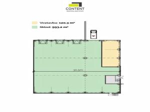 Pronájem skladu, Plzeň - Východní Předměstí, Jateční, 4870 m2