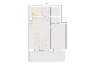 Pronájem bytu 2+kk, České Budějovice, K. Šatala, 54 m2