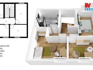 Pronájem bytu 4+kk, Starý Vestec, 96 m2