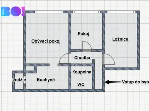 Prodej bytu 3+1, Ostrava, Výškovická, 59 m2