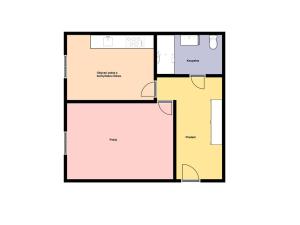 Pronájem bytu 2+kk, Liberec - Liberec IV-Perštýn, Revoluční, 45 m2