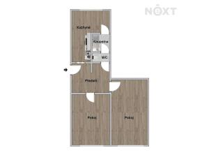 Prodej bytu 2+1, Sokolov, Mánesova, 61 m2