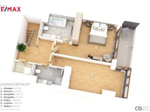 Pronájem bytu 3+kk, Praha - Karlín, Rohanské nábřeží, 117 m2