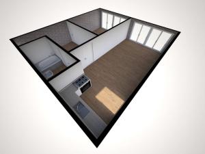 Pronájem bytu 2+kk, Chrudim - Chrudim IV, Luhanova, 49 m2