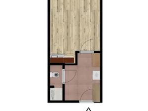 Pronájem bytu 1+kk, Brno, Halasovo náměstí, 21 m2