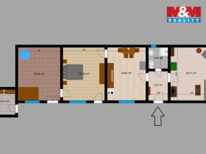 Prodej rodinného domu, Třebešice, 97 m2