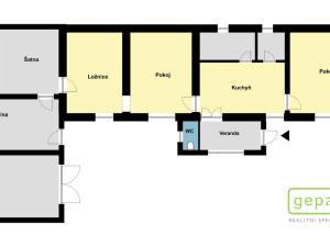 Pronájem rodinného domu, Kostelec nad Labem, K Pomníku, 100 m2