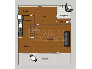 Prodej bytu 1+1, Praha - Bohnice, Poznaňská, 56 m2