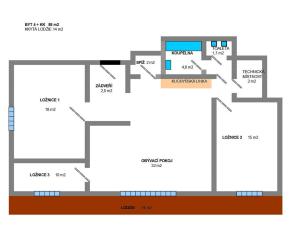 Pronájem bytu 4+kk, Opava - Město, Masarykova třída, 102 m2