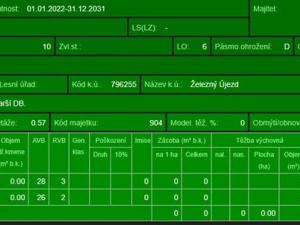 Prodej podílu lesa, Čížkov, 1076 m2