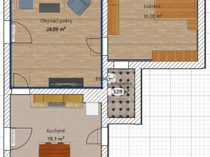 Prodej bytu 2+1, Staré Město, Hornická, 64 m2