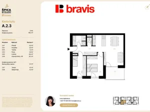 Prodej bytu 3+kk, Brno, 76 m2