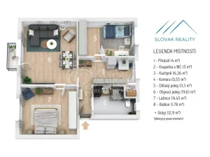 Prodej bytu 3+1, Fulnek, Kpt. Jaroše, 67 m2