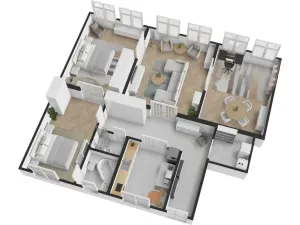 Pronájem bytu 3+1, Praha - Vinohrady, Polská, 134 m2