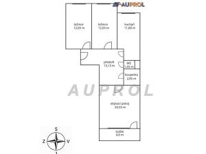 Prodej bytu 3+1, Praha - Modřany, Vitošská, 80 m2