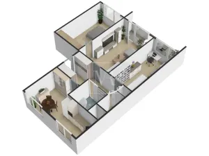 Prodej bytu 3+1, Praha - Kobylisy, Luhovská, 74 m2