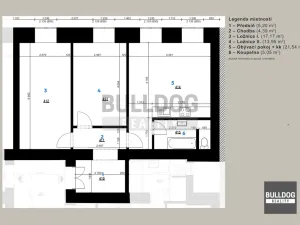 Pronájem bytu 3+kk, Praha - Libeň, Zenklova, 68 m2