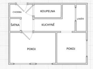 Pronájem bytu 2+1, Ústí nad Labem - Střekov, Kamenná, 49 m2