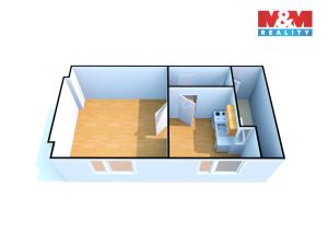 Pronájem bytu 1+1, Děčín - Děčín IV-Podmokly, Teplická, 38 m2