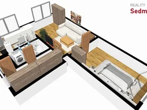 Prodej bytu 2+kk, Vlachovice, 56 m2