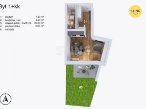 Prodej bytu 1+kk, Opava, Slezská, 37 m2