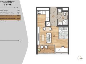 Prodej bytu 1+kk, Praha - Libeň, Zenklova, 33 m2