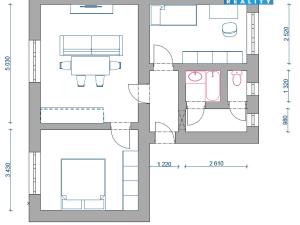 Prodej bytu 2+1, Bor - Vysočany, 63 m2