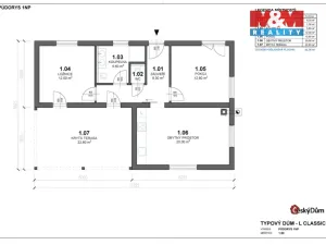 Prodej rodinného domu, Břasy, 52 m2
