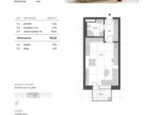 Prodej bytu 1+kk, Vyškov - Vyškov-Předměstí, 35 m2