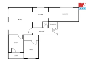 Prodej bytu 4+1, Ostrava - Zábřeh, V Zálomu, 76 m2