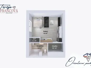 Prodej bytu 1+kk, Prostějov, Krokova, 33 m2